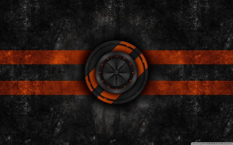 Черно оранжевый логотип