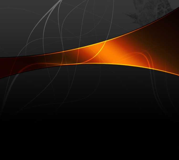 Черно оранжевая абстракция