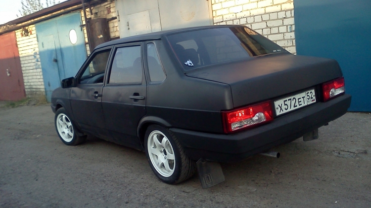 ВАЗ 21099 черная матовая