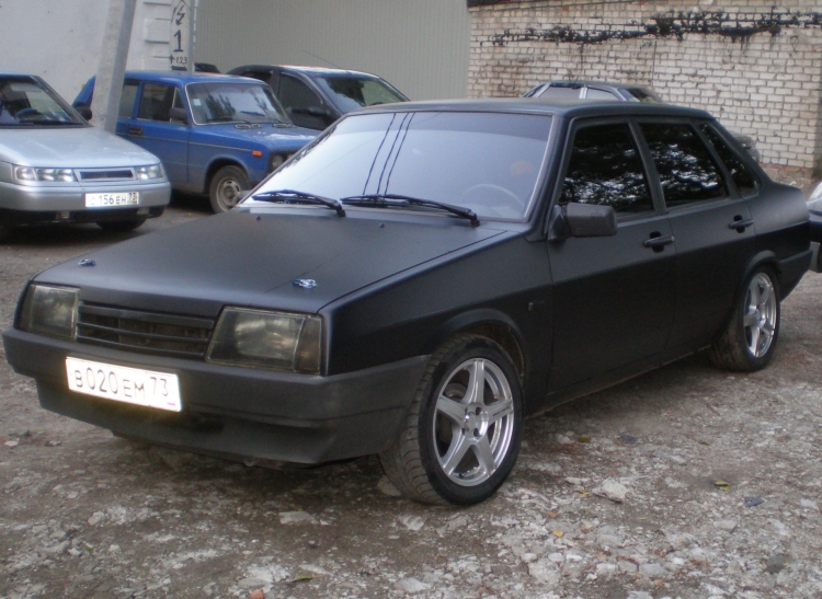 ВАЗ 21099 черная матовая