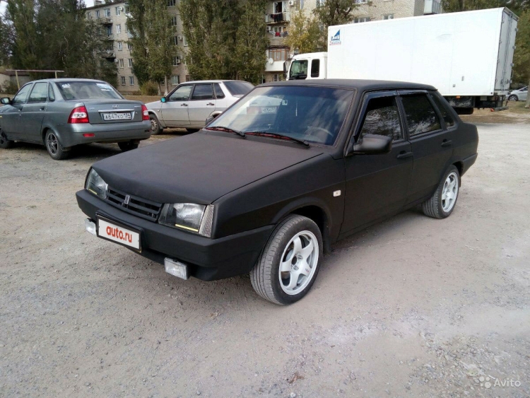 ВАЗ 21099 черная матовая