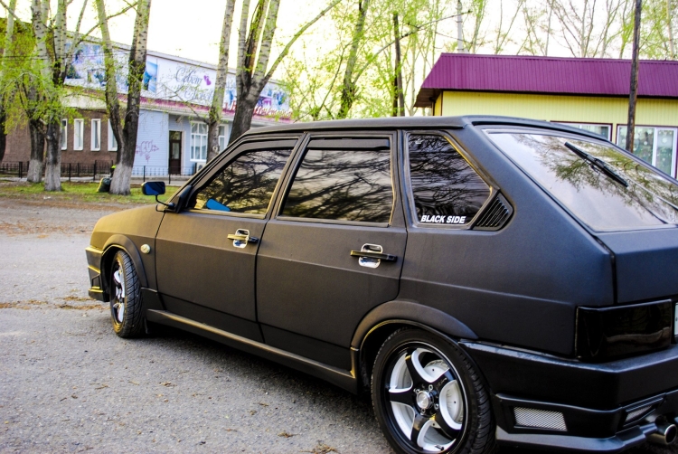 ВАЗ 2109 черная матовая