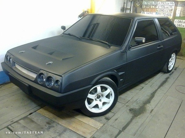 ВАЗ 2108 черная матовая
