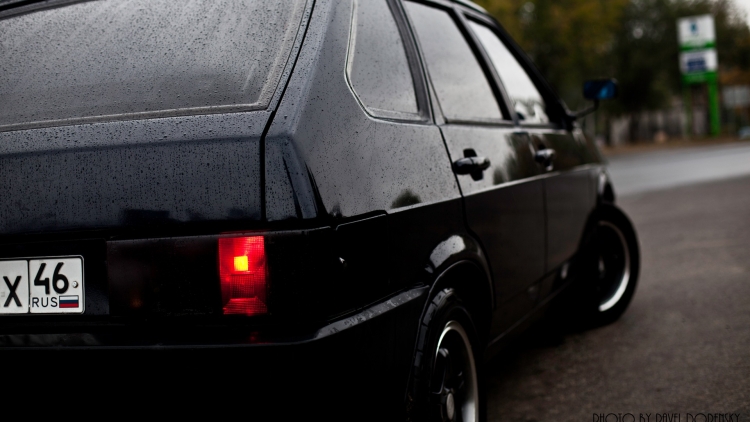 ВАЗ 2109 тюнинг черная