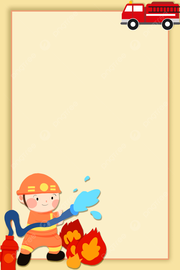 Рамка по пожарной безопасности в детском саду