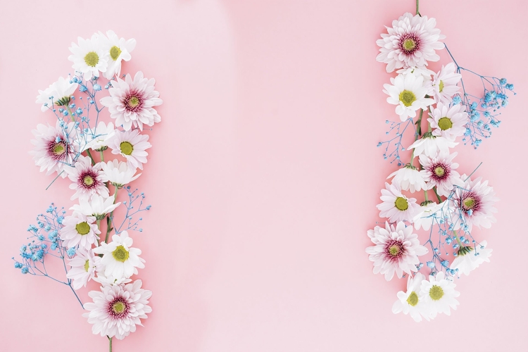 Фоновые цветы для открытки