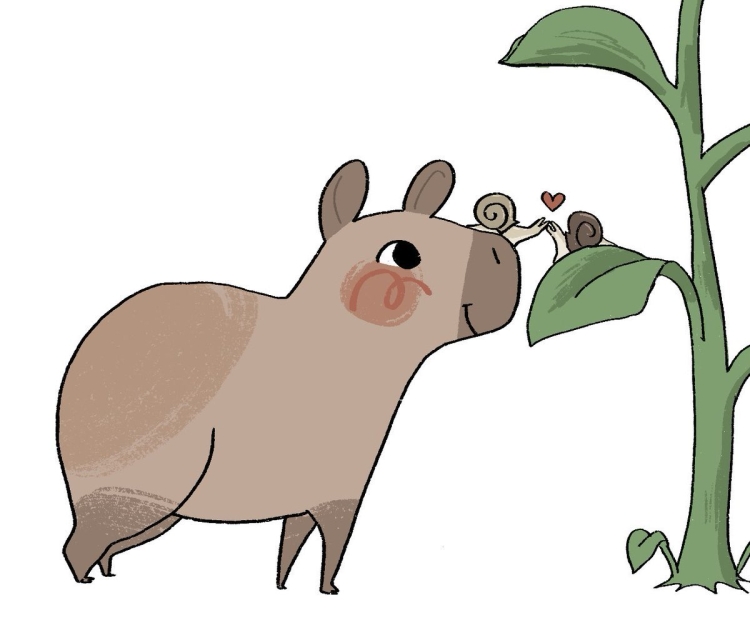 Капибара вектор