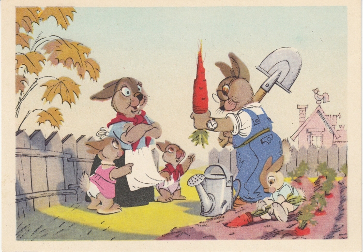 Советские детские открытки