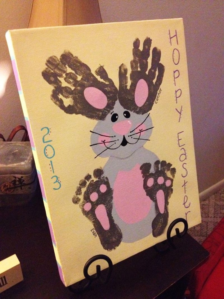 Поделка с отпечатком руки