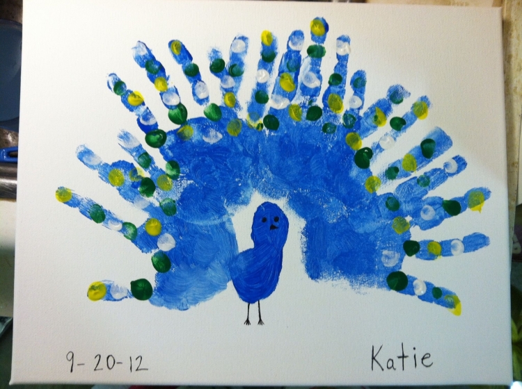 Рисунки из отпечатков ладошек