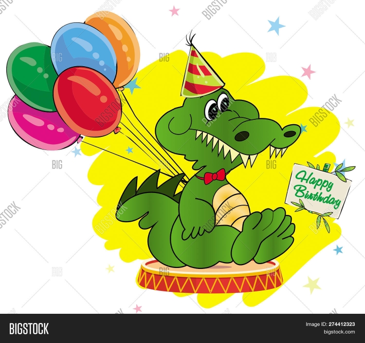 С днем рождения крокодил