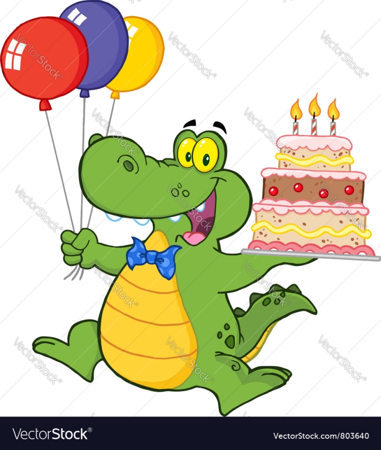 С днем рождения крокодил
