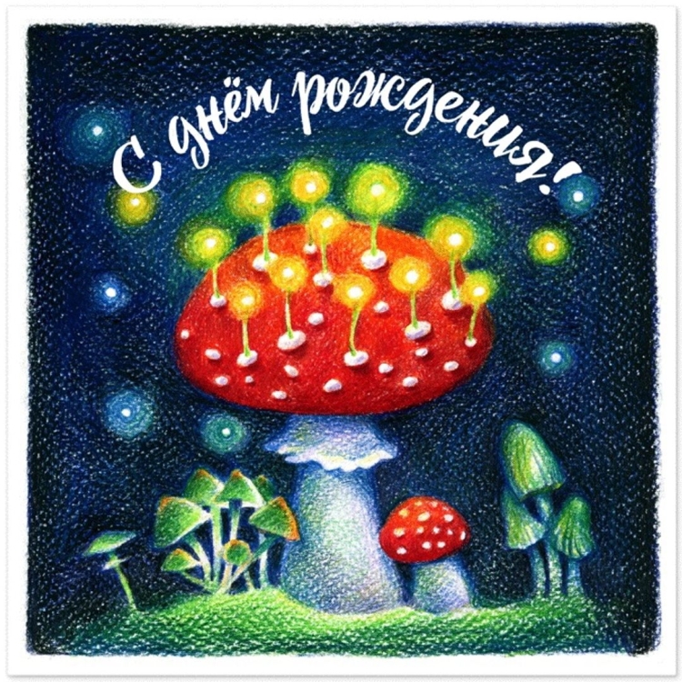 С днем рождения мухомор