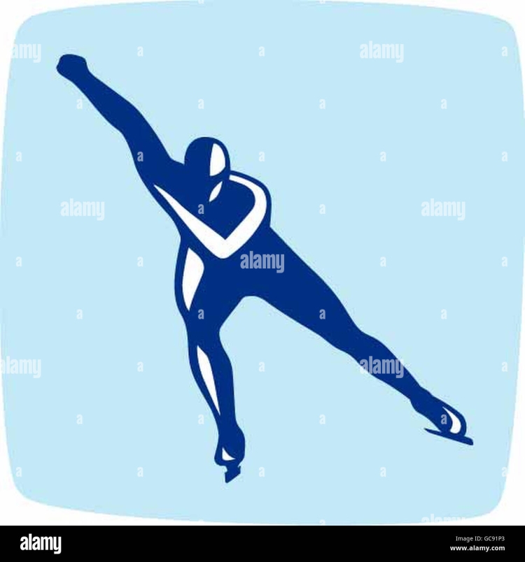 Конькобежный спорт символ