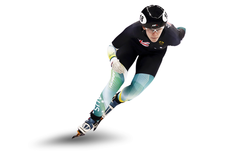 Конькобежец фон