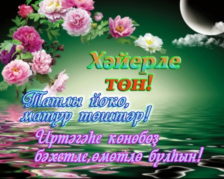 Пожелания доброй ночи на татарском языке