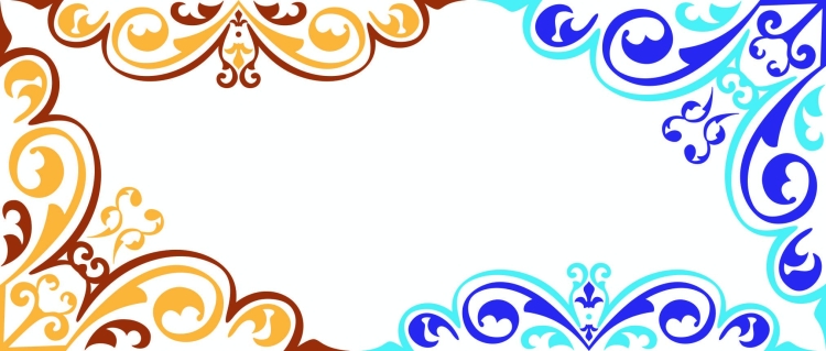 Рамка с татарским национальным узором