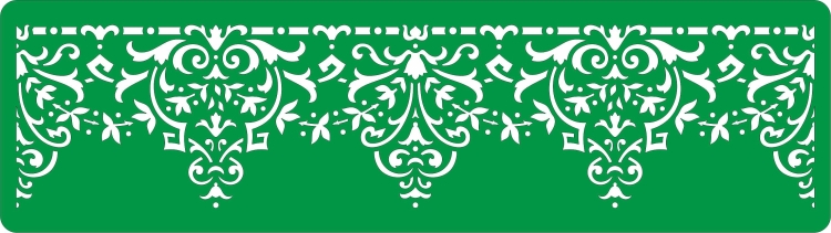 Башкирский орнамент зеленый