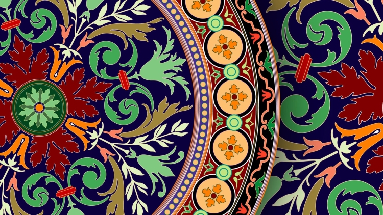 Миллий орнамент Узбекистан