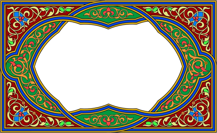 Восточный орнамент рамка