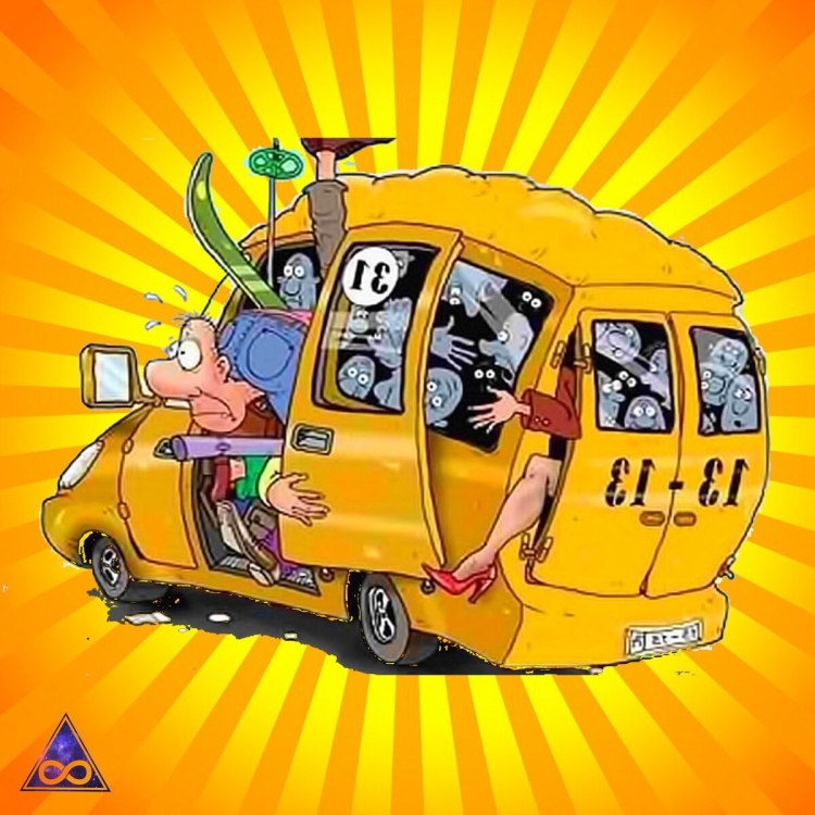 Смешной водитель автобуса