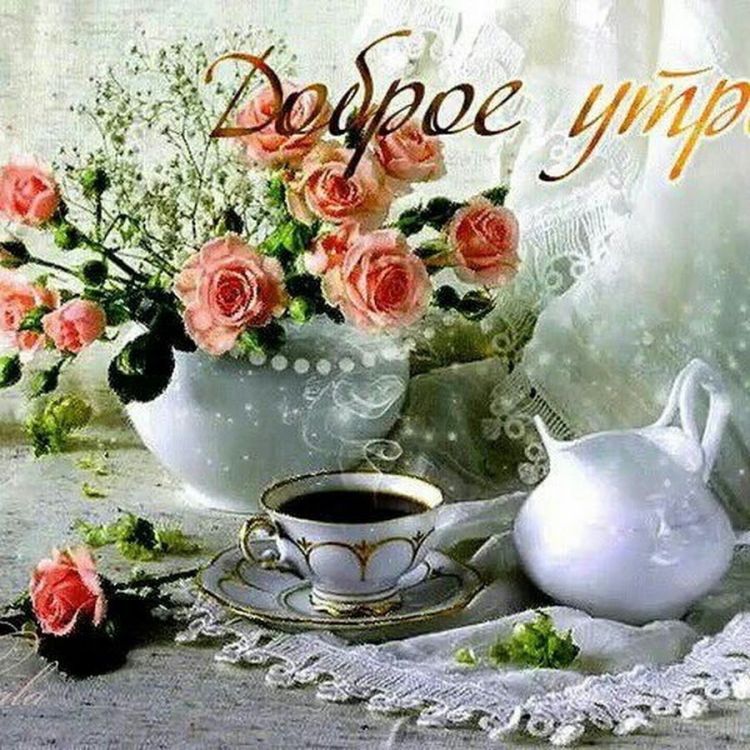 Открытка с добрым утром хорошего дня