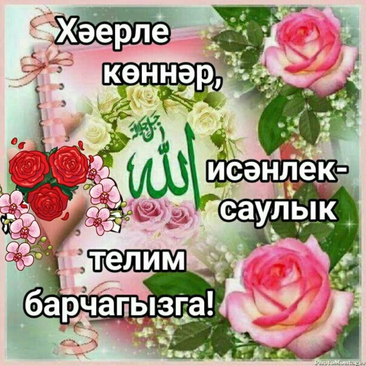 Пожелание хорошего дня на татарском языке