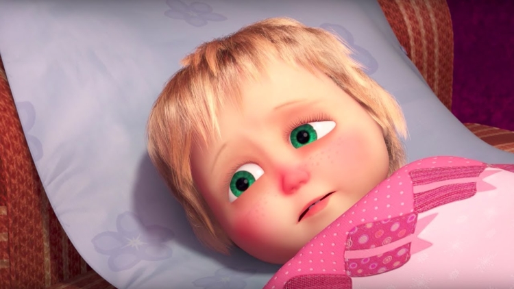 Маша и медведь Маша заболела