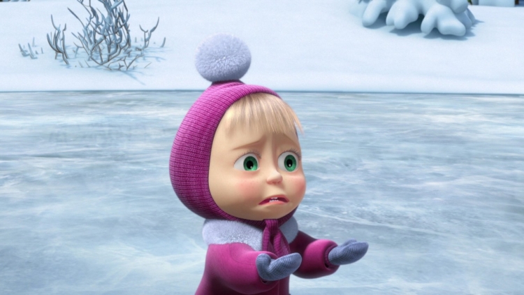 Маша и медведь серия на льду