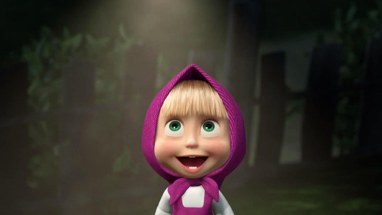 Маша из Маша и медведь лицо