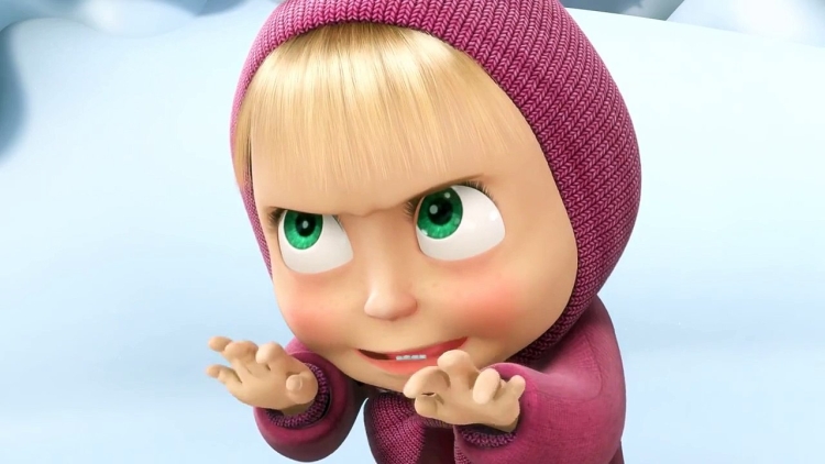 Злая Маша из мультика Маша и медведь