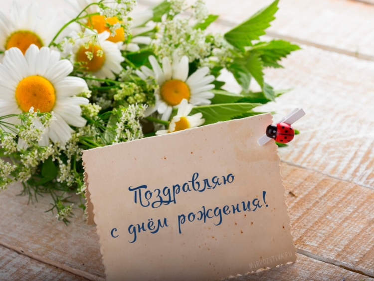 Цветочки с днем рождения