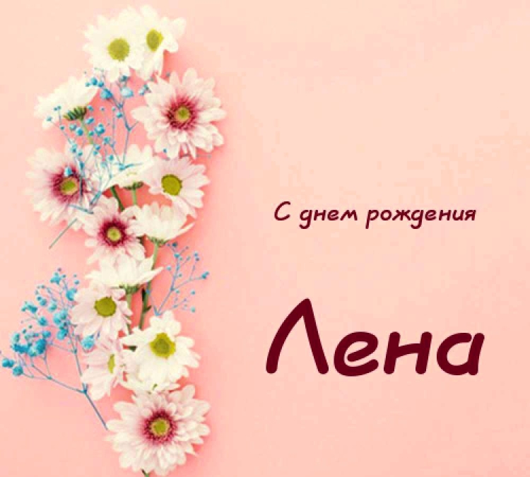 Лена с днём рождения поздравления прикольные