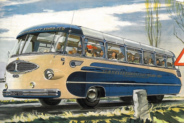 Автобусы 50-х годов