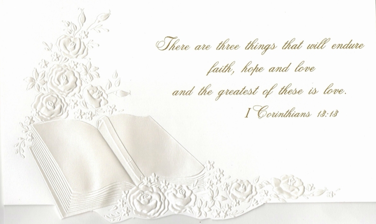 Библейские стихи на свадьбу