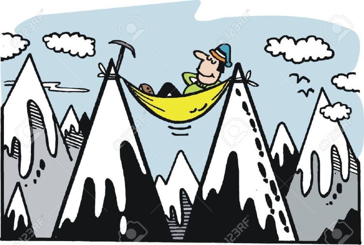 Горы карикатура