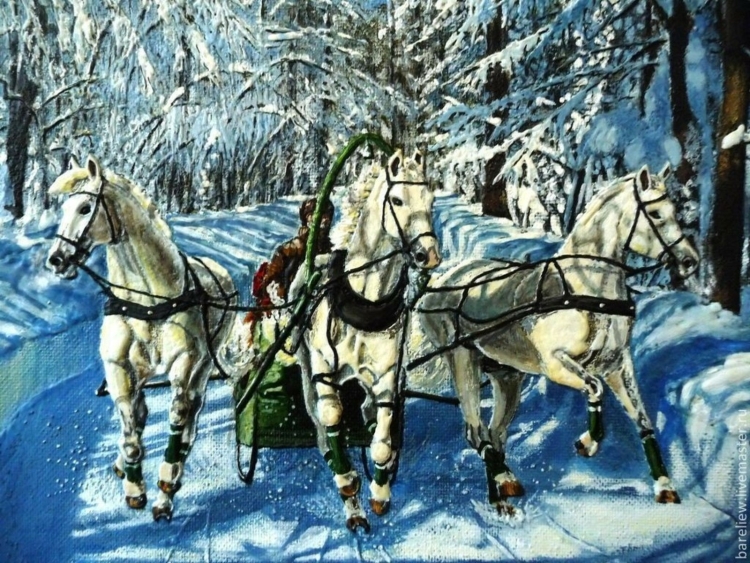 Зимняя тройка Васнецов