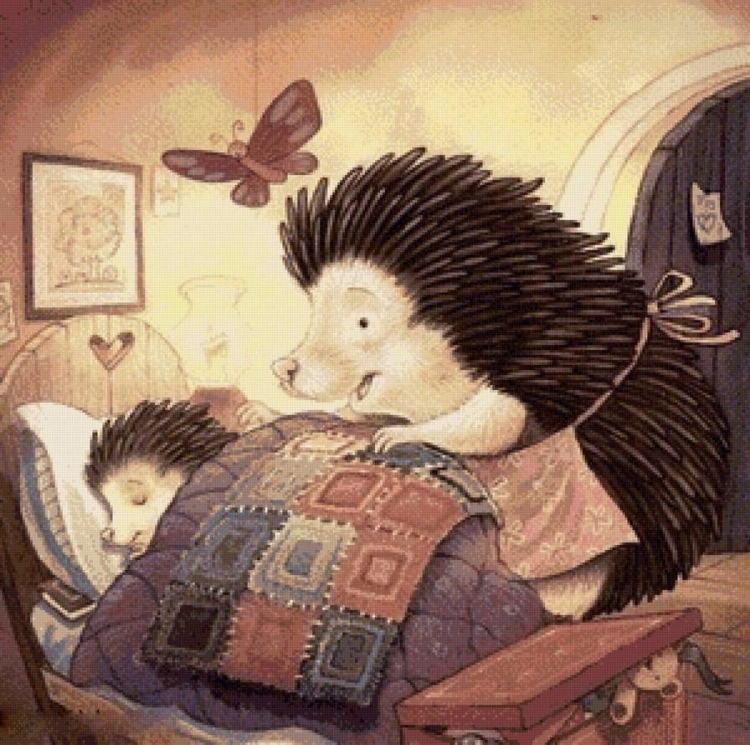 Ежик заболел