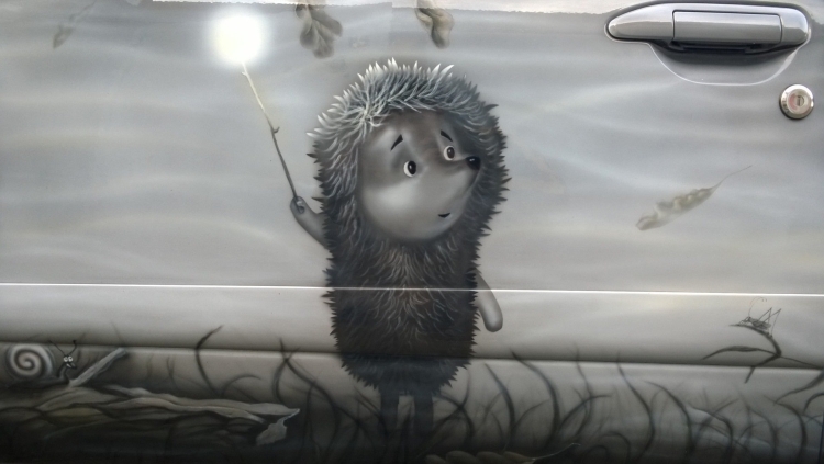 Ежик в тумане обои