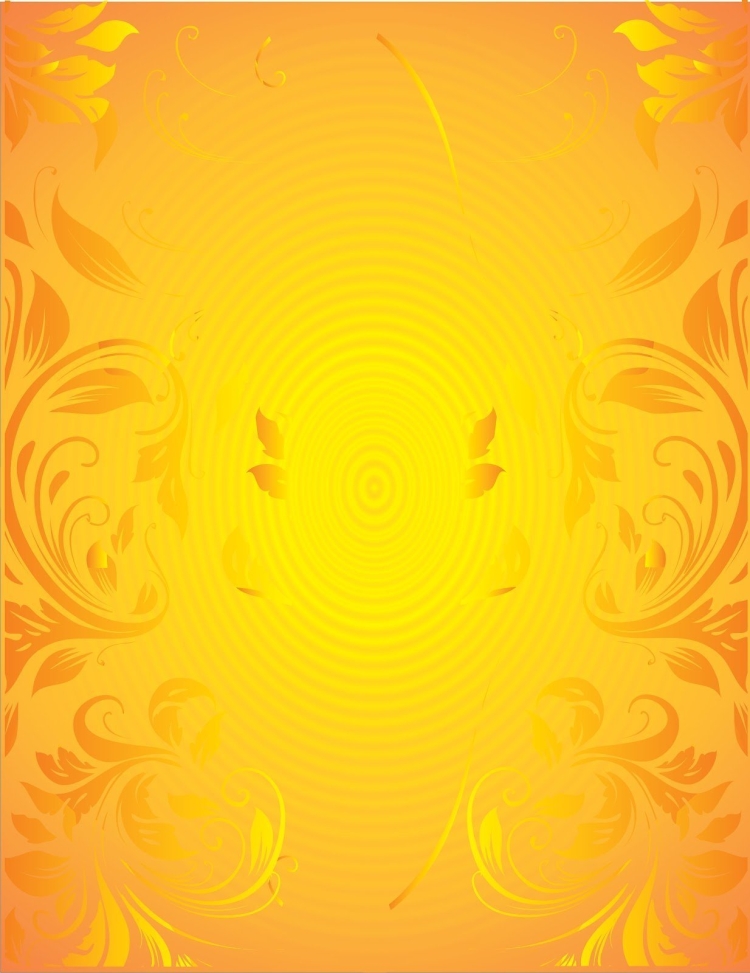 Желтый фон с узорами