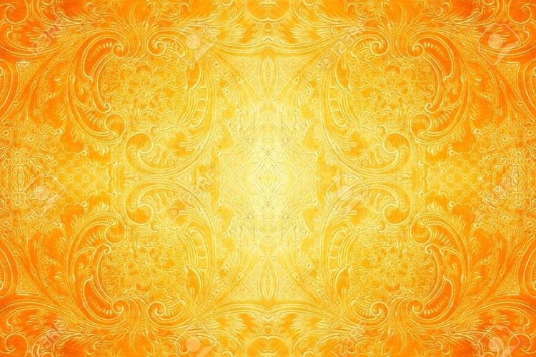 Желтый фон с узорами