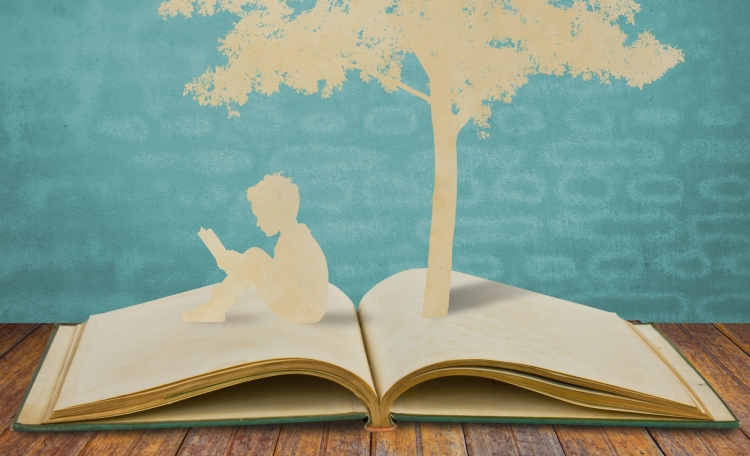 Книжный фон для презентации