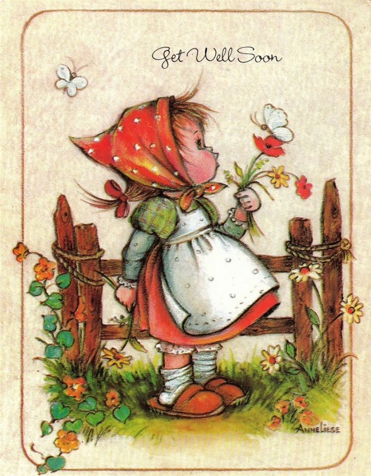 Старые открытки с днем рождения в стиле ретро