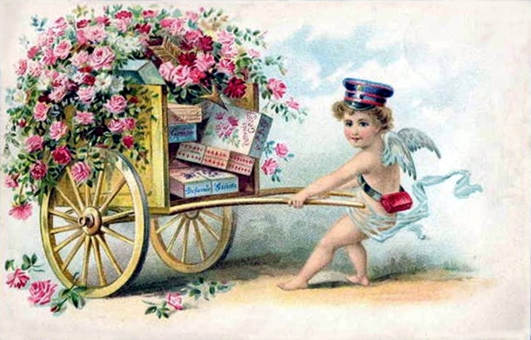 Старые открытки с днем рождения в стиле ретро