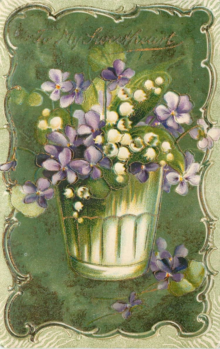 Винтажная открытка хорошего дня