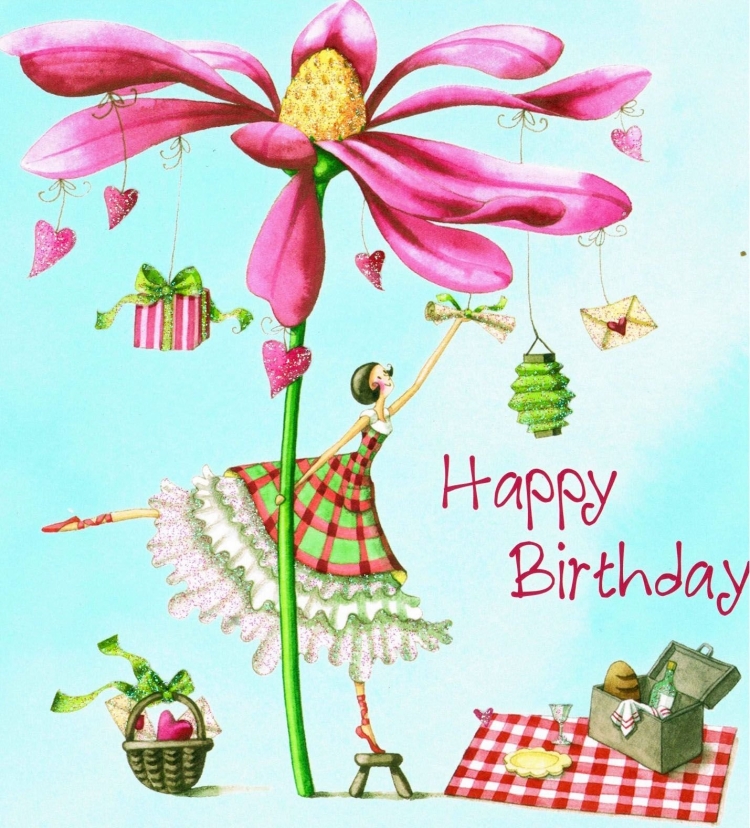 Стильные открытки с днем рождения