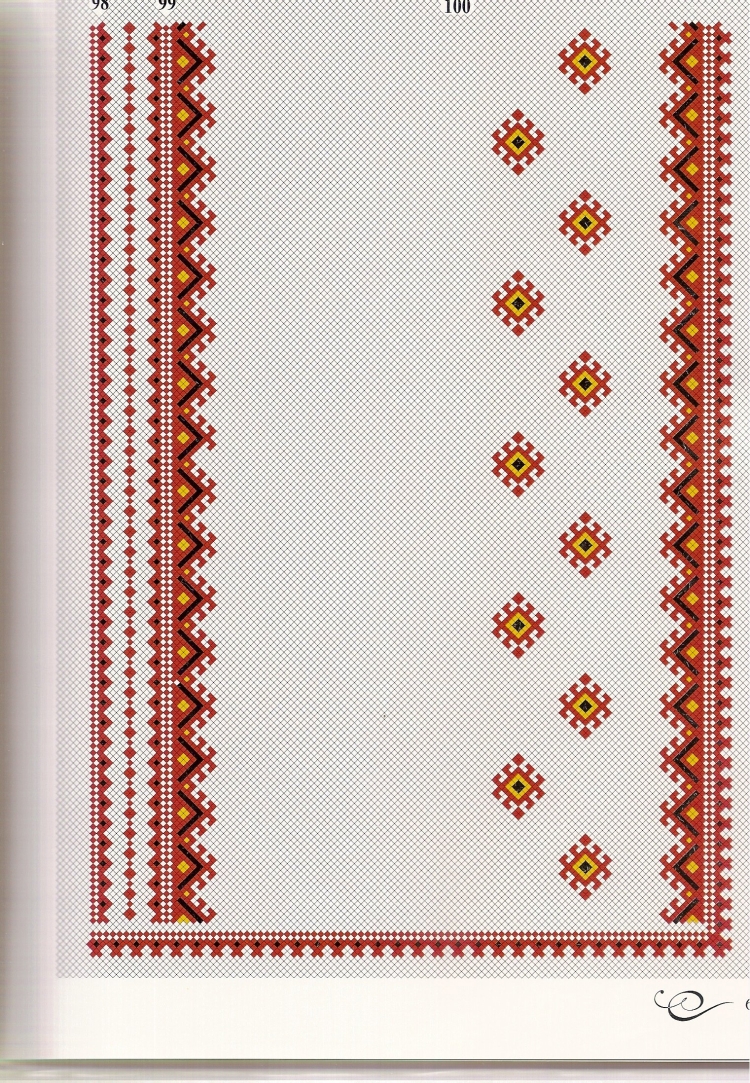 Рушник белорусский орнамент