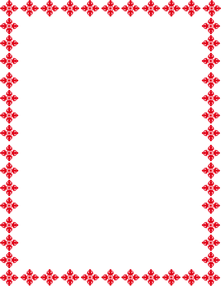 Рамка в народном стиле