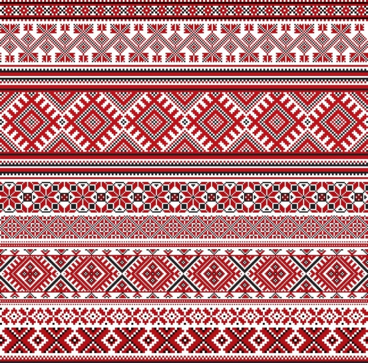 Белорусский рушник вектор