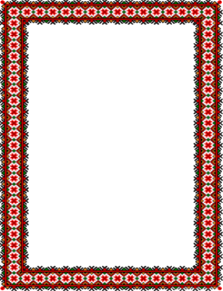 Мордовский орнамент рамка